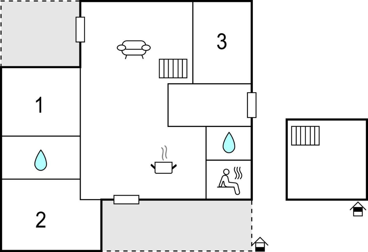 Amazing Home In Lembruch-Duemmer See With Sauna Esterno foto